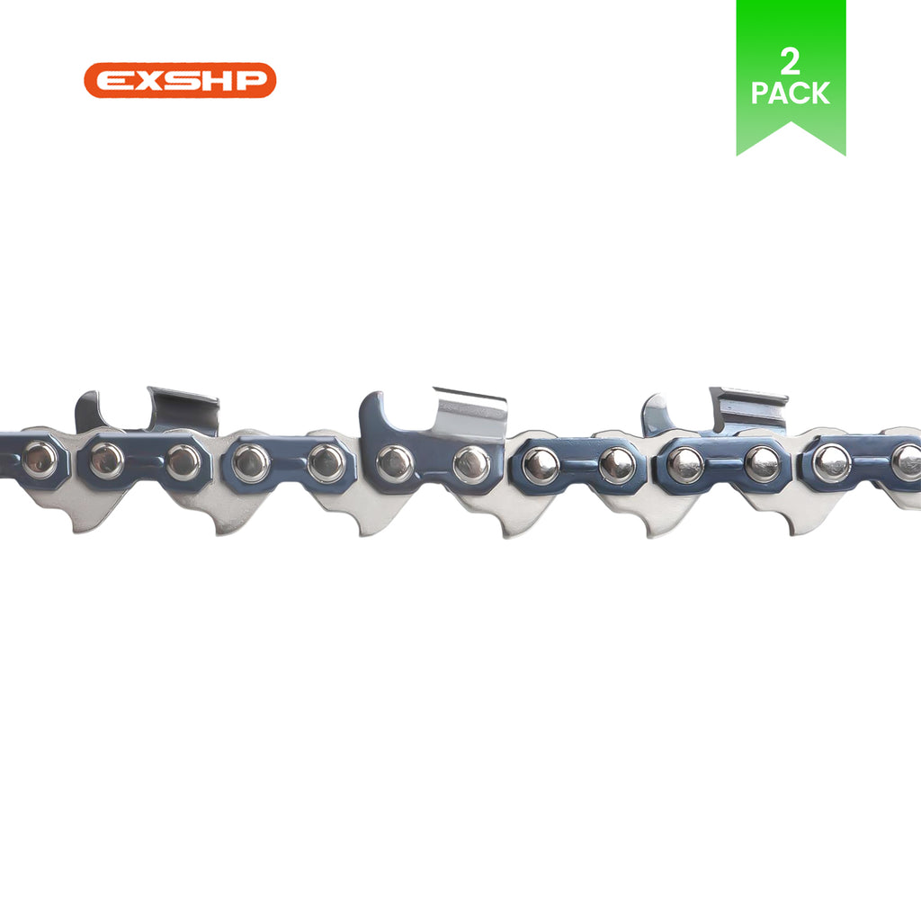 EXSHP | 36 Inch Chainsaw Chain | 3/8" Pitch .063" Gauge | 114 Drive Links | Ripping Cutter | 2-PACK
