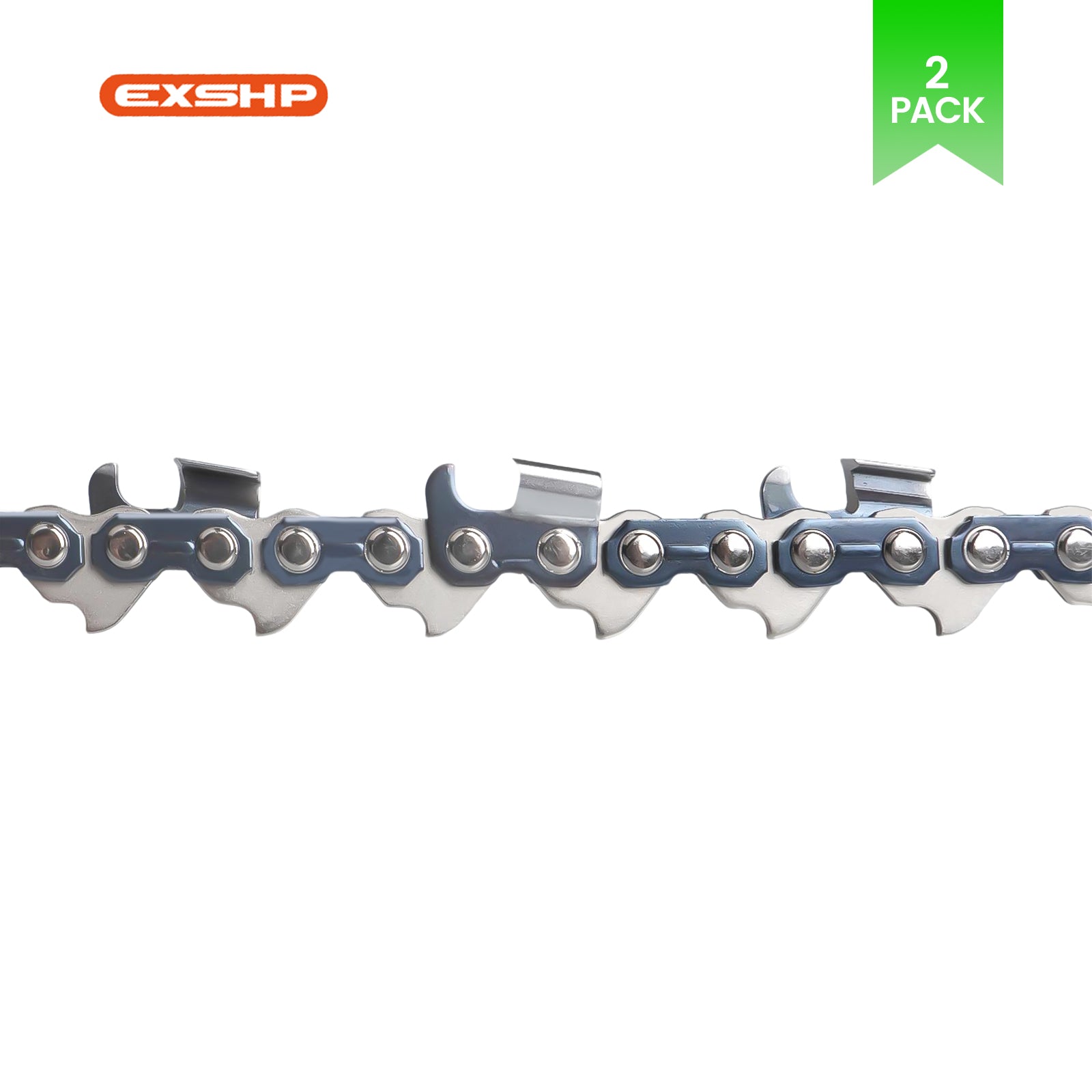 EXSHP | 36 Inch Chainsaw Chain | 3/8" Pitch .063" Gauge | 114 Drive Links | Ripping Cutter | 2-PACK