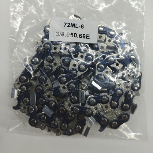 EXSHP | 18 Inch Chainsaw Chain | 3/8" Pitch .050" Gauge | 66 Drive Links | Full Chisel | 3-PACK