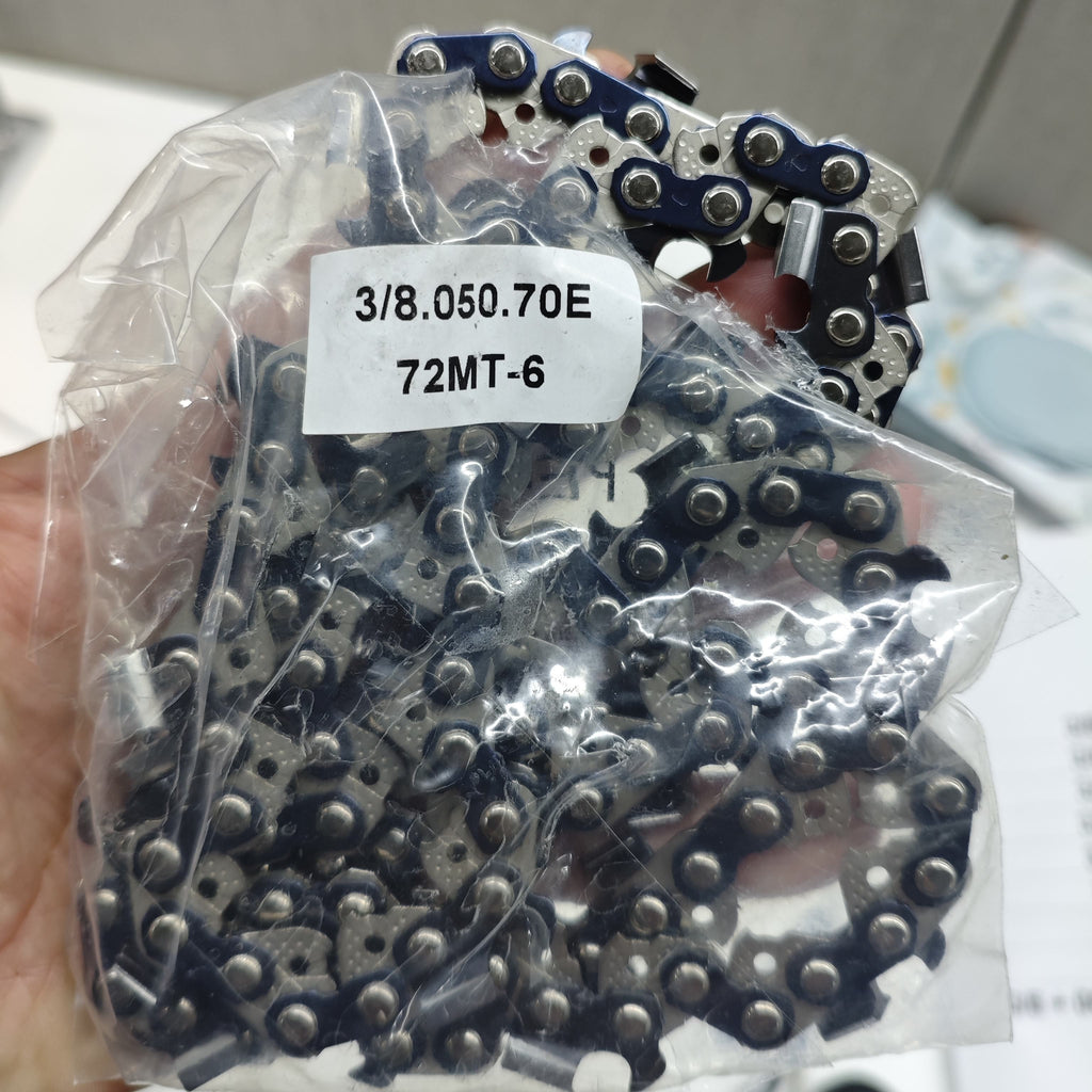 EXSHP | 20 Inch Chainsaw Chain | 3/8" Pitch .050" Gauge | 70 Drive Links | Full Chisel