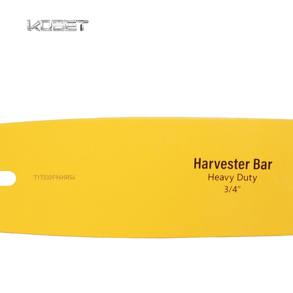 Harvester Guide Bar | T17332F96HR54 | Bar Mount: T219 | Bar length 33" | Gauge .122" | 3/4"-9T | 54DL