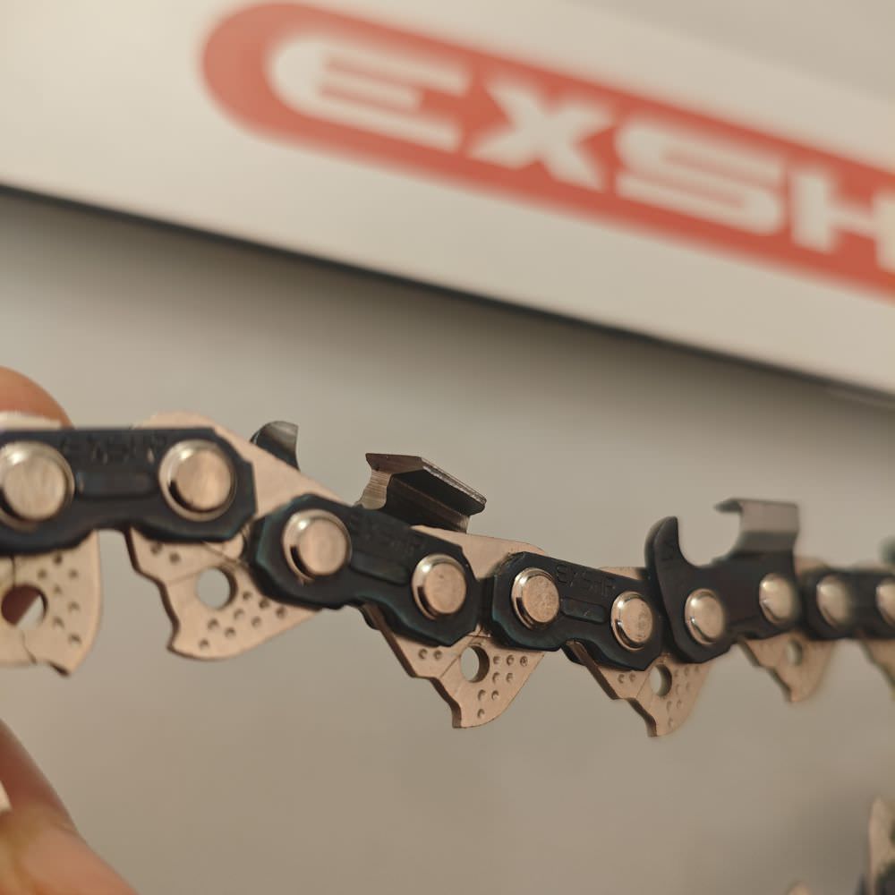 EXSHP | 18 Inch Chainsaw Chain | 3/8" Pitch .050" Gauge | 68 Drive Links | Full Chisel