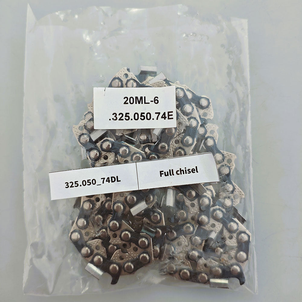 EXSHP | 18 Inch Chainsaw Chain | 325 Pitch .050" Gauge | 74 Drive Links | Full Chisel | 3-PACK