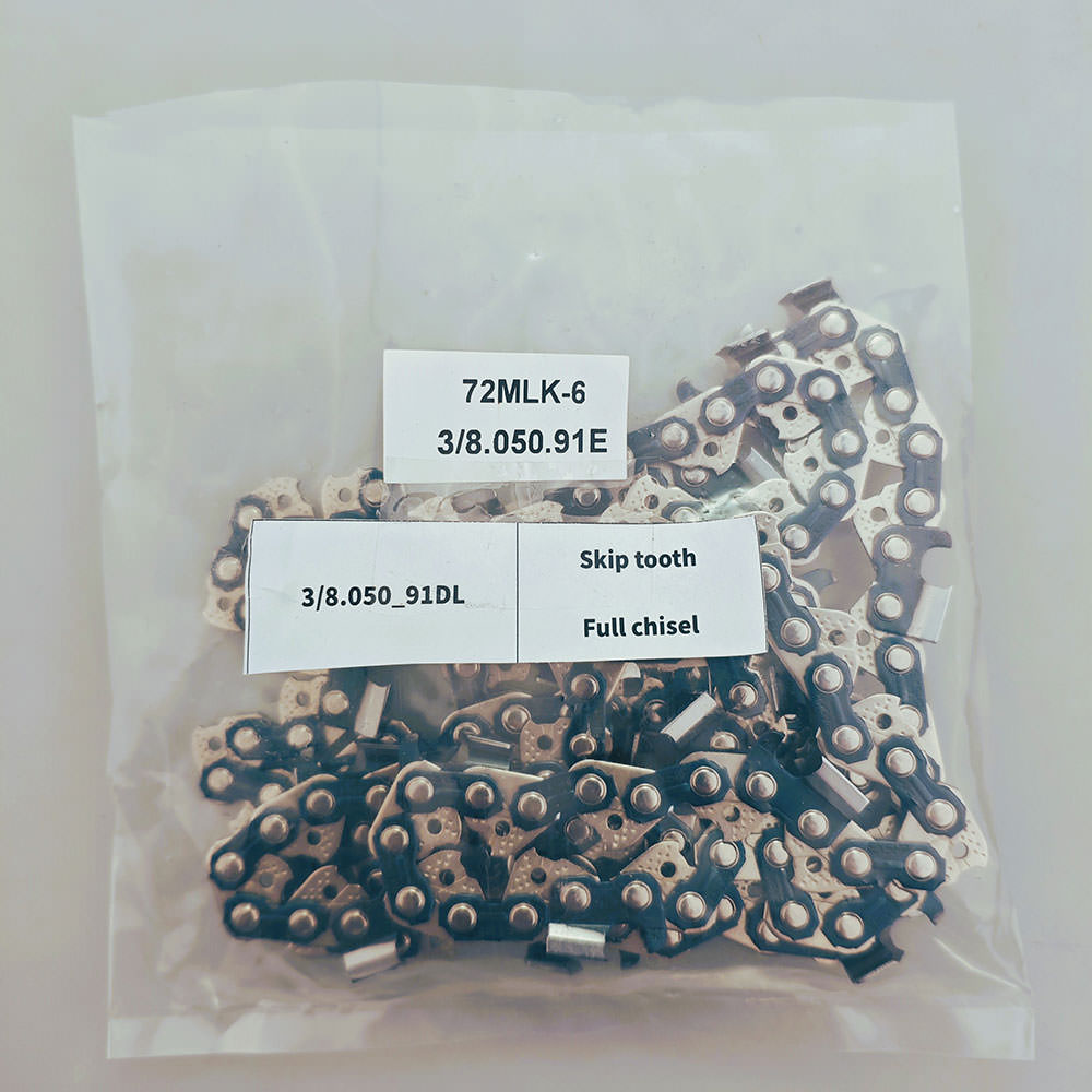 EXSHP | 28 Inch Chainsaw Chain | 3/8" Pitch .050" Gauge | 91 Drive Links | Skip Tooth | 3-PACK