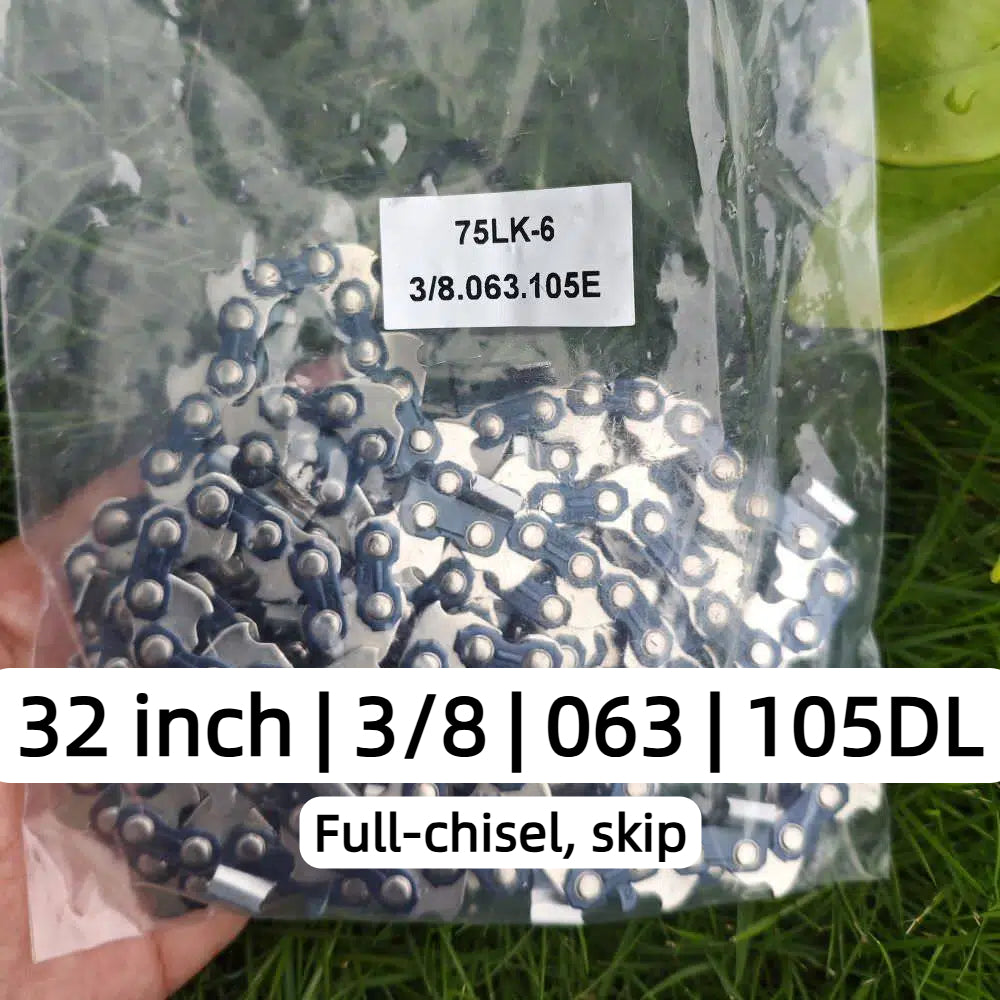 EXSHP | 32 Inch SKIP Chain | 3/8" Pitch .063" Gauge | 105 Drive Links | 2-PACK