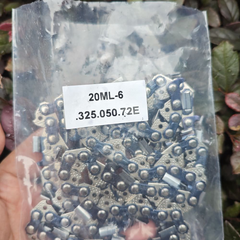 EXSHP | 18 Inch Chainsaw Chain | 325 Pitch .050" Gauge | 72 Drive Links | Full Chisel | 3-PACK